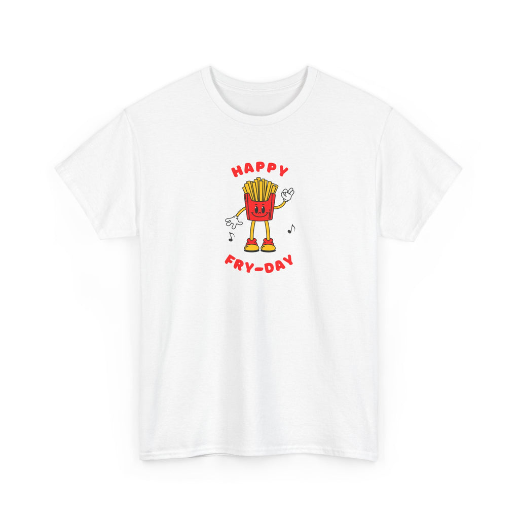 Happy Fry-Day T-Shirt — Cute Dancing Fries Graphic Tee