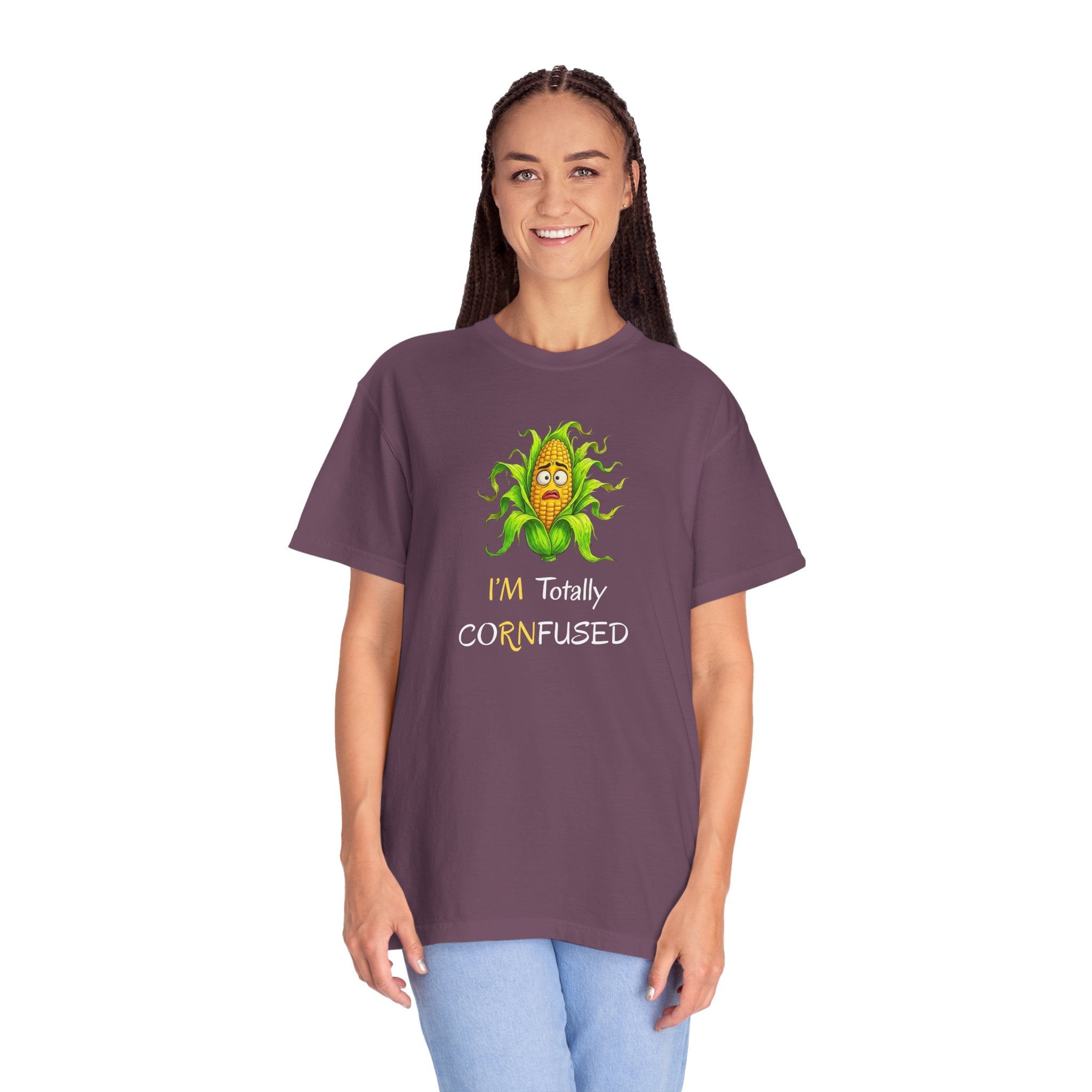 I'm Totally CORNfused Tee — Funny Corn Pun T-Shirt