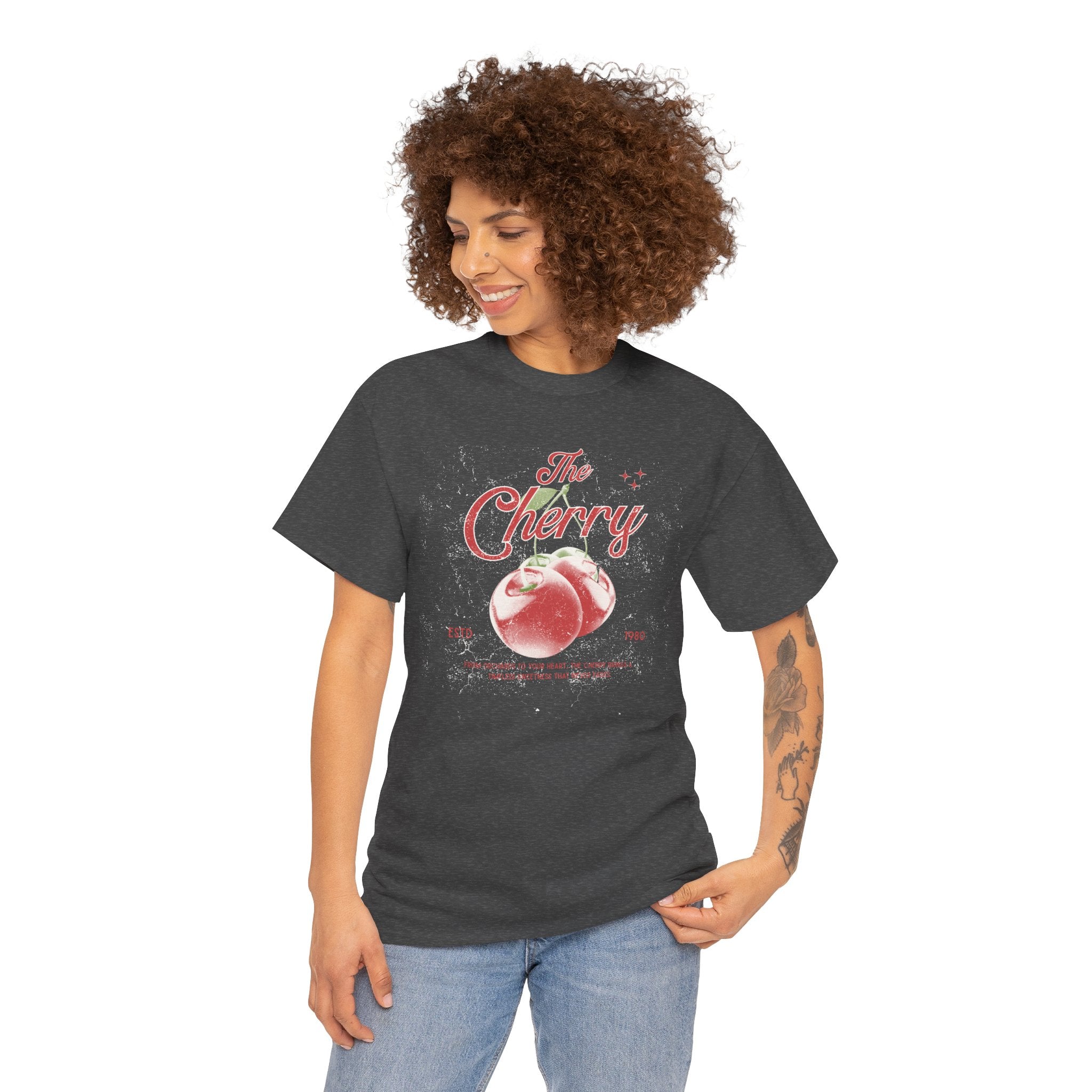 Cherry Vintage Graphic Tee — "I’m Cherry" Retro Fruit T-Shirt