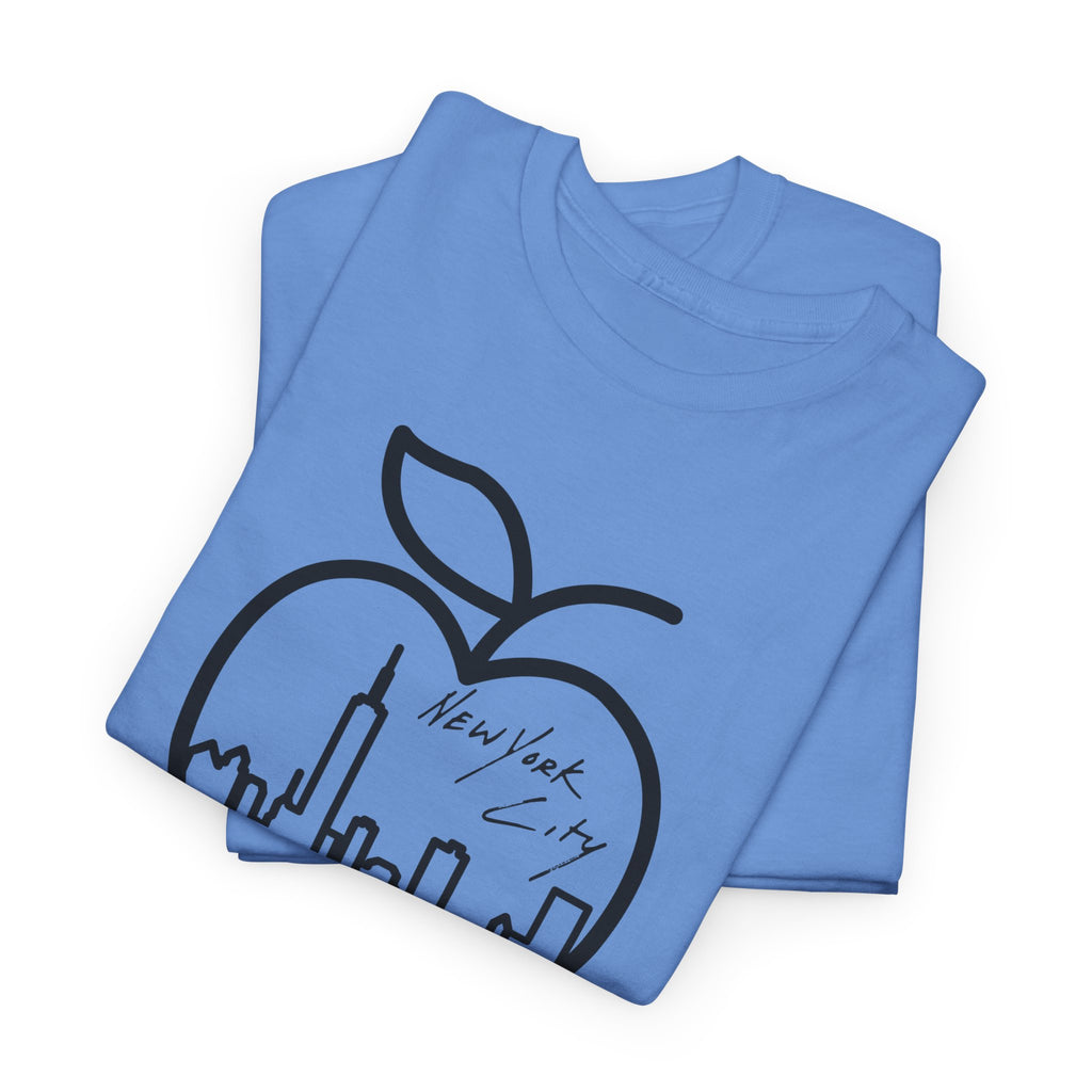 NYC Apple Skyline T‑Shirt — New York City Skyline Graphic Tee