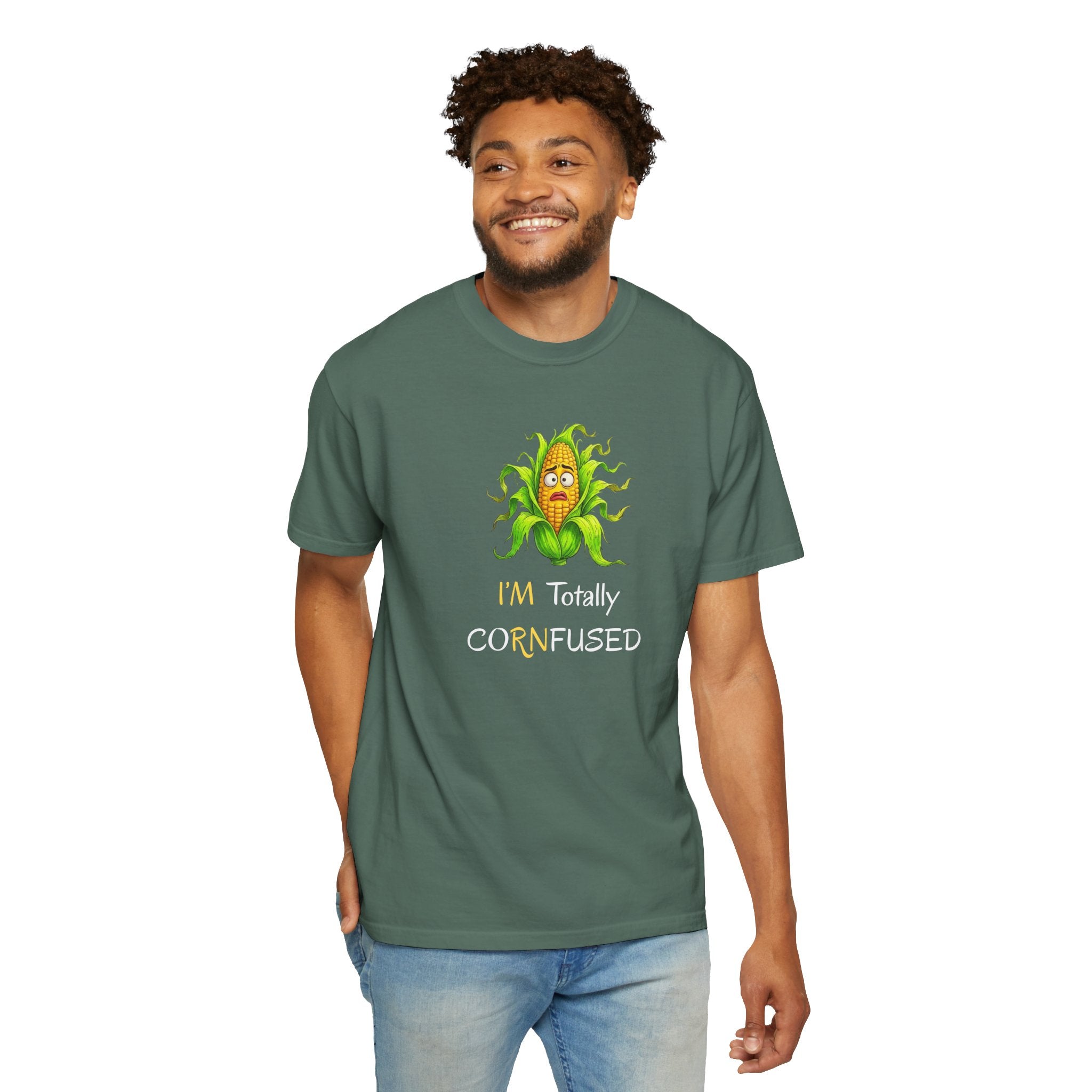 I'm Totally CORNfused Tee — Funny Corn Pun T-Shirt