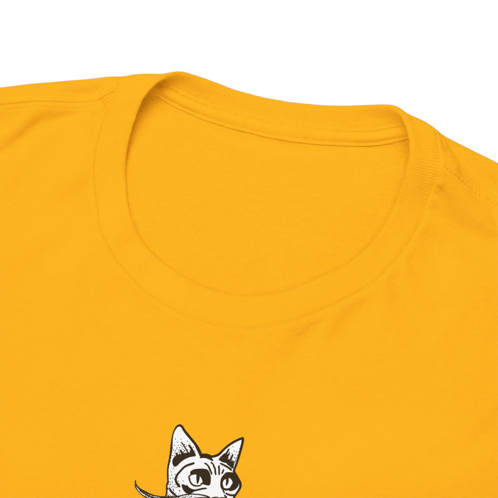 T-Shirt — 'Wine because adulting is so hard' Cat Wine Graphic Tee