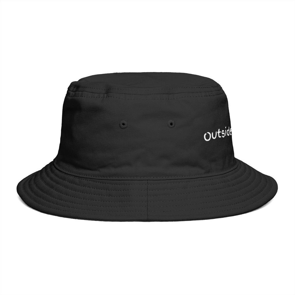 Bucket Hat — 'Outside Be Finicky' Embroidered Outdoor Statement Hat