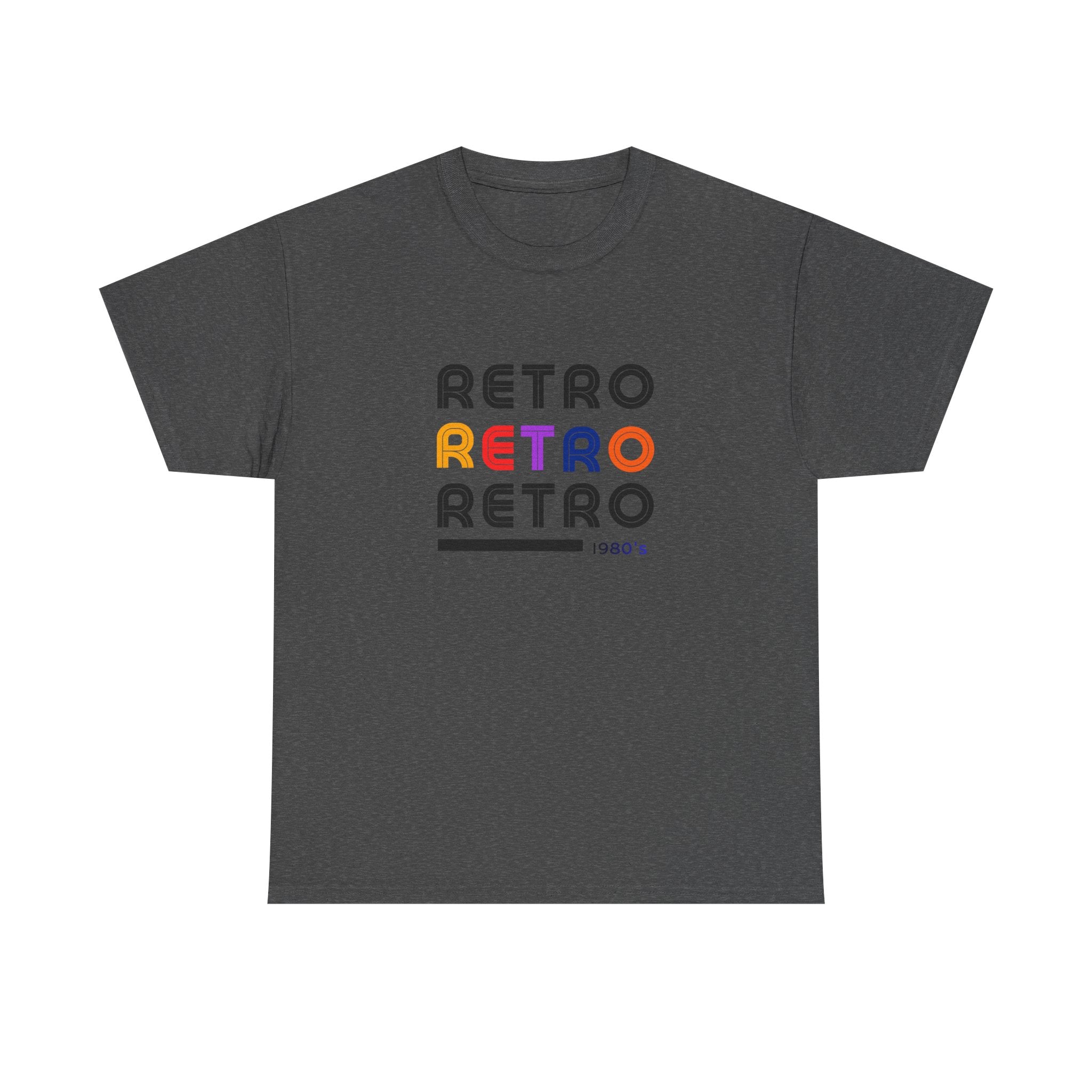 Retro Repeat Tee — Vintage 1980s-Inspired Graphic T-Shirt