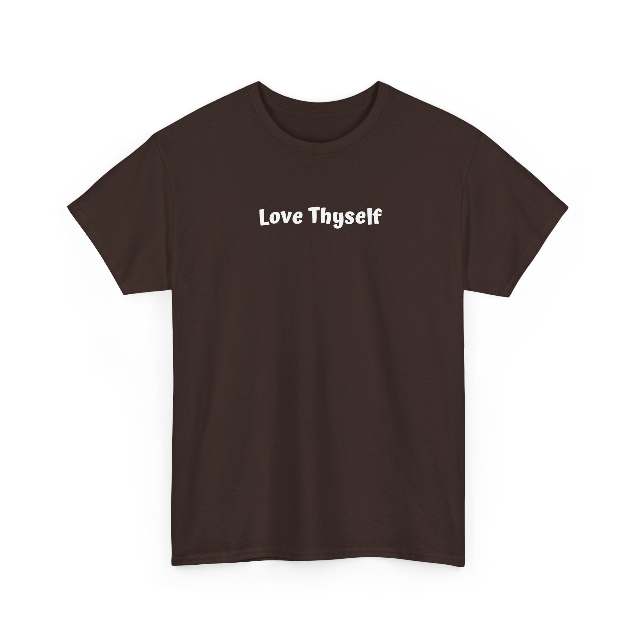 Love Thyself Tee — Minimal Self-Love Graphic T-Shirt