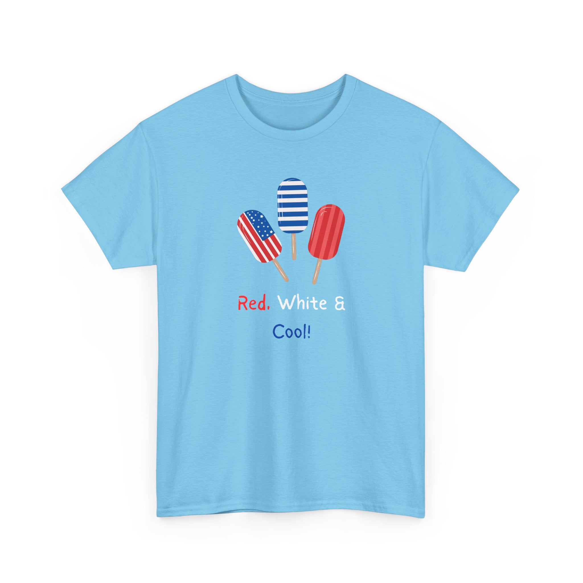 Patriotic Popsicle Tee – "Red, White & Cool" 4th of July T-Shirt
