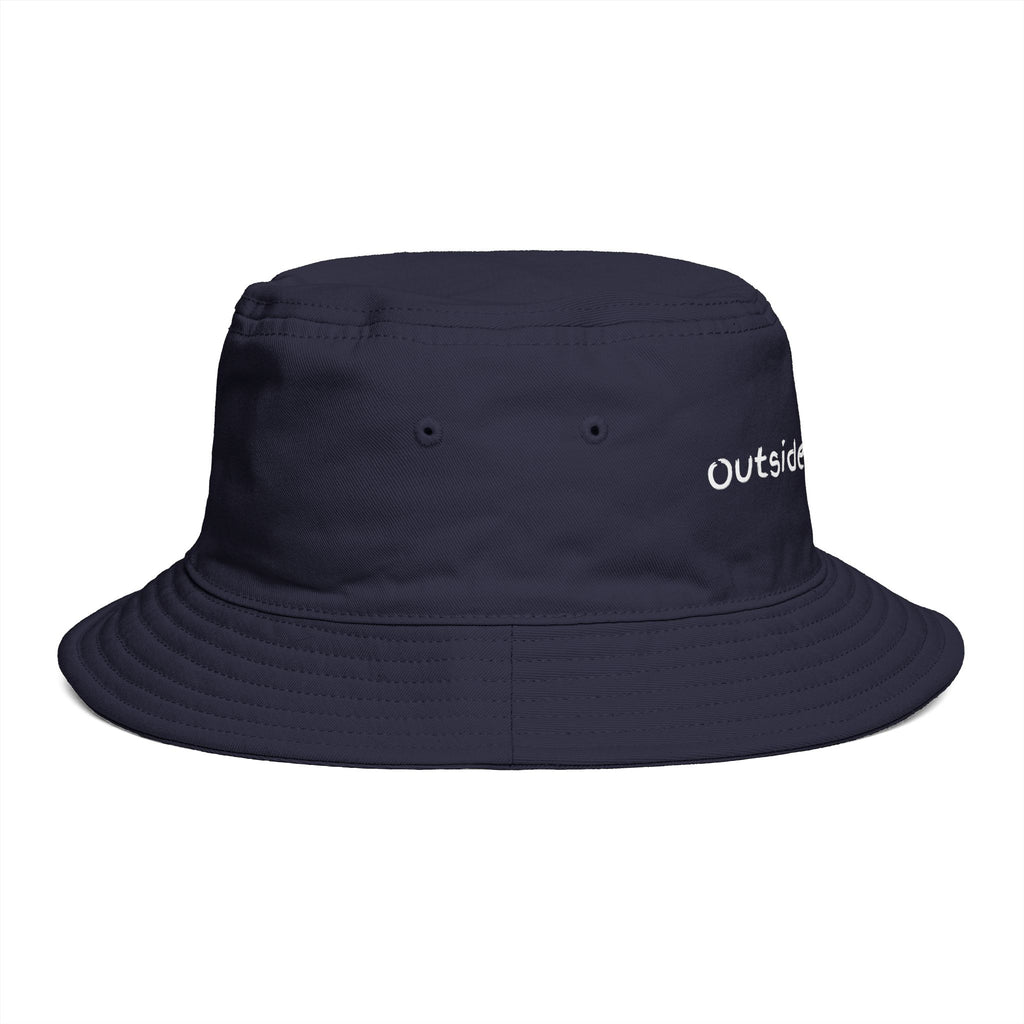 Bucket Hat — 'Outside Be Finicky' Embroidered Outdoor Statement Hat