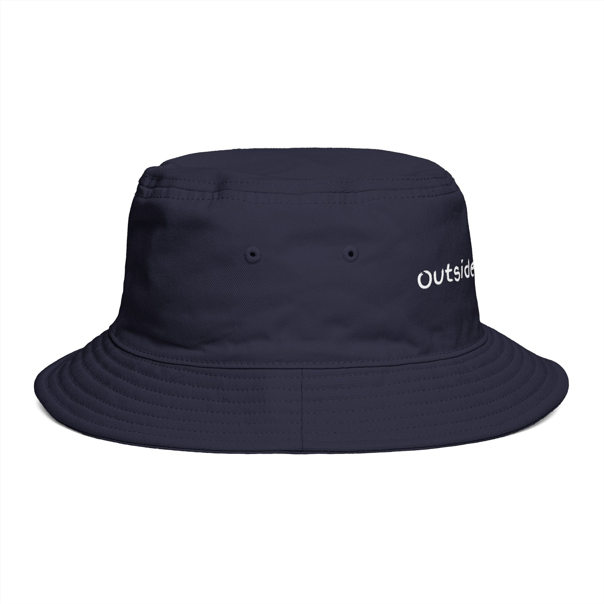 Bucket Hat — 'Outside Be Finicky' Embroidered Outdoor Statement Hat