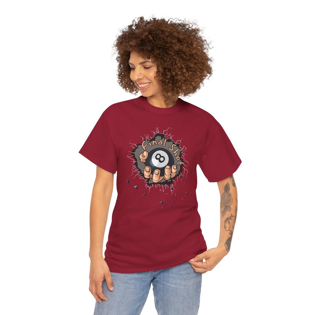Eight Ball Pocket Tee — "Final Say" Billiards Graphic Shirt