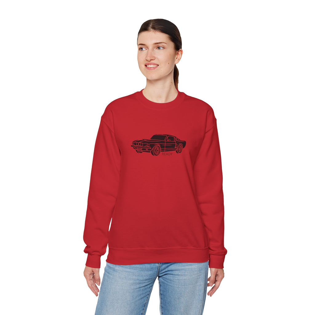 Classic Mustang Outline Crewneck Sweatshirt