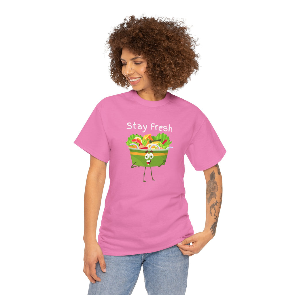 Stay Fresh Salad Tee – Cute Veggie Graphic T-Shirt
