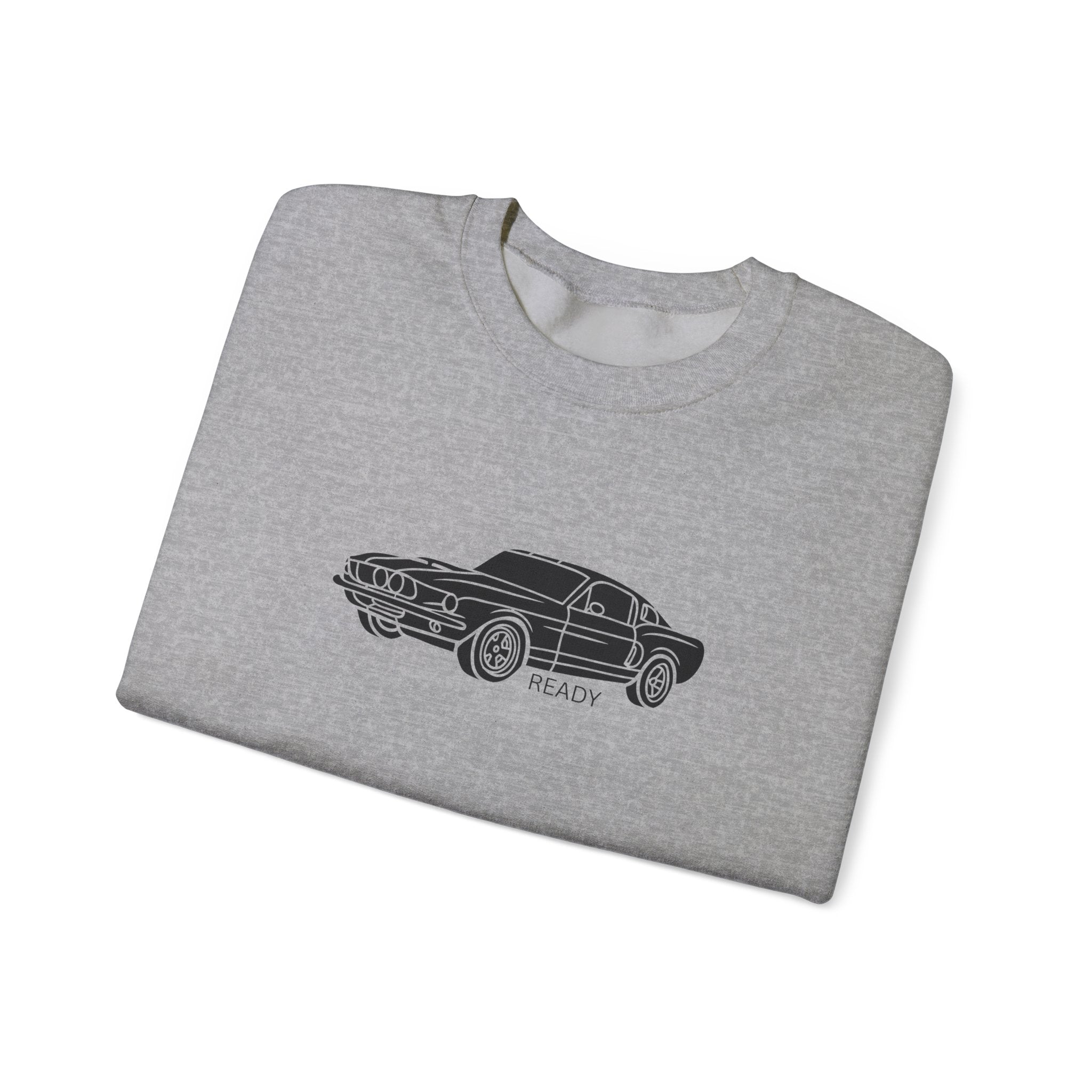 Classic Mustang Outline Crewneck Sweatshirt