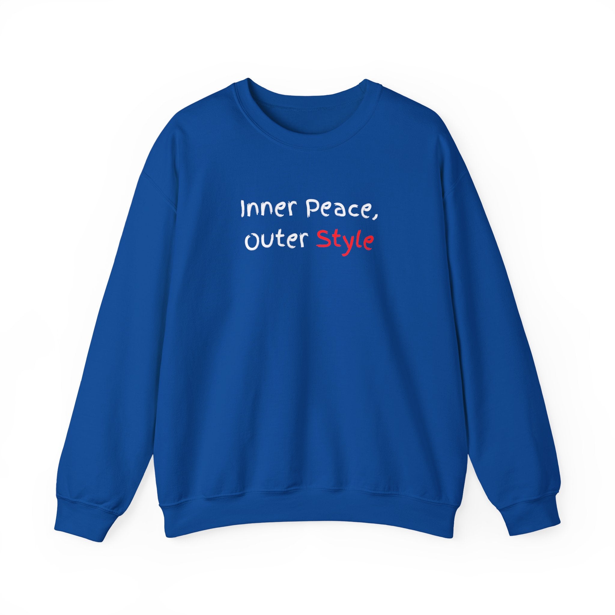 Crewneck Sweatshirt "Style" Minimalist Pink Script – Casual Everyday Fashion