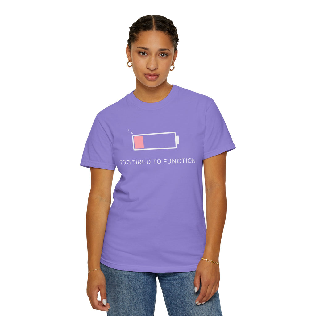 Comfort colors 1717 Template 1768152578372-pink-too-tired-to-funkion