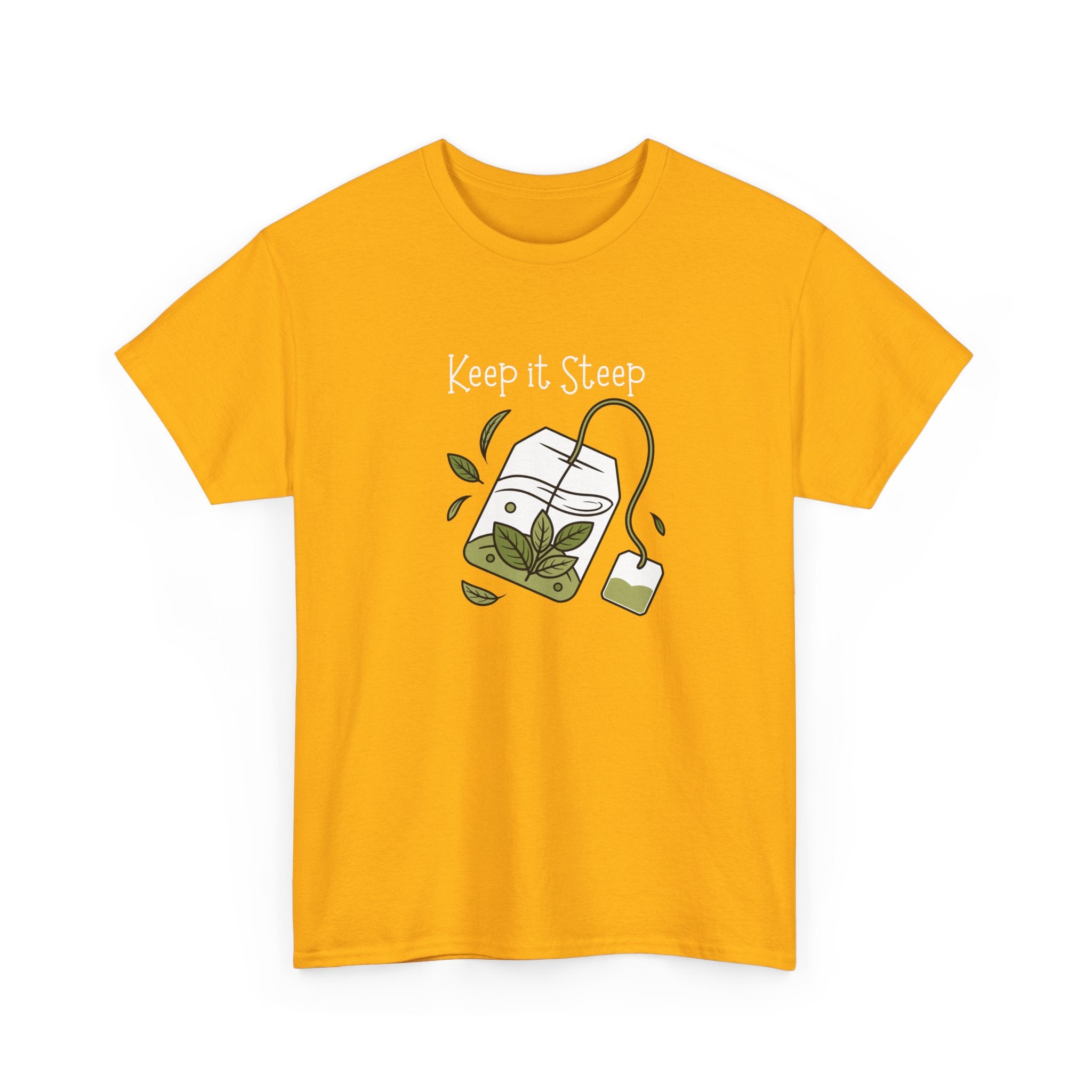 Keep It Steep Tea T-Shirt — Cute Tea Bag Graphic Tee for Tea Lovers