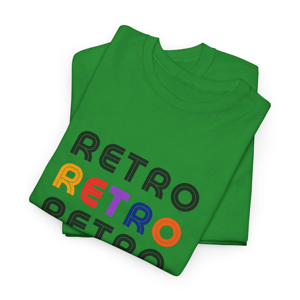 Retro Repeat Tee — Vintage 1980s-Inspired Graphic T-Shirt