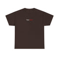 Hippie Heart Black Tee — Minimal Retro Love Graphic T-Shirt