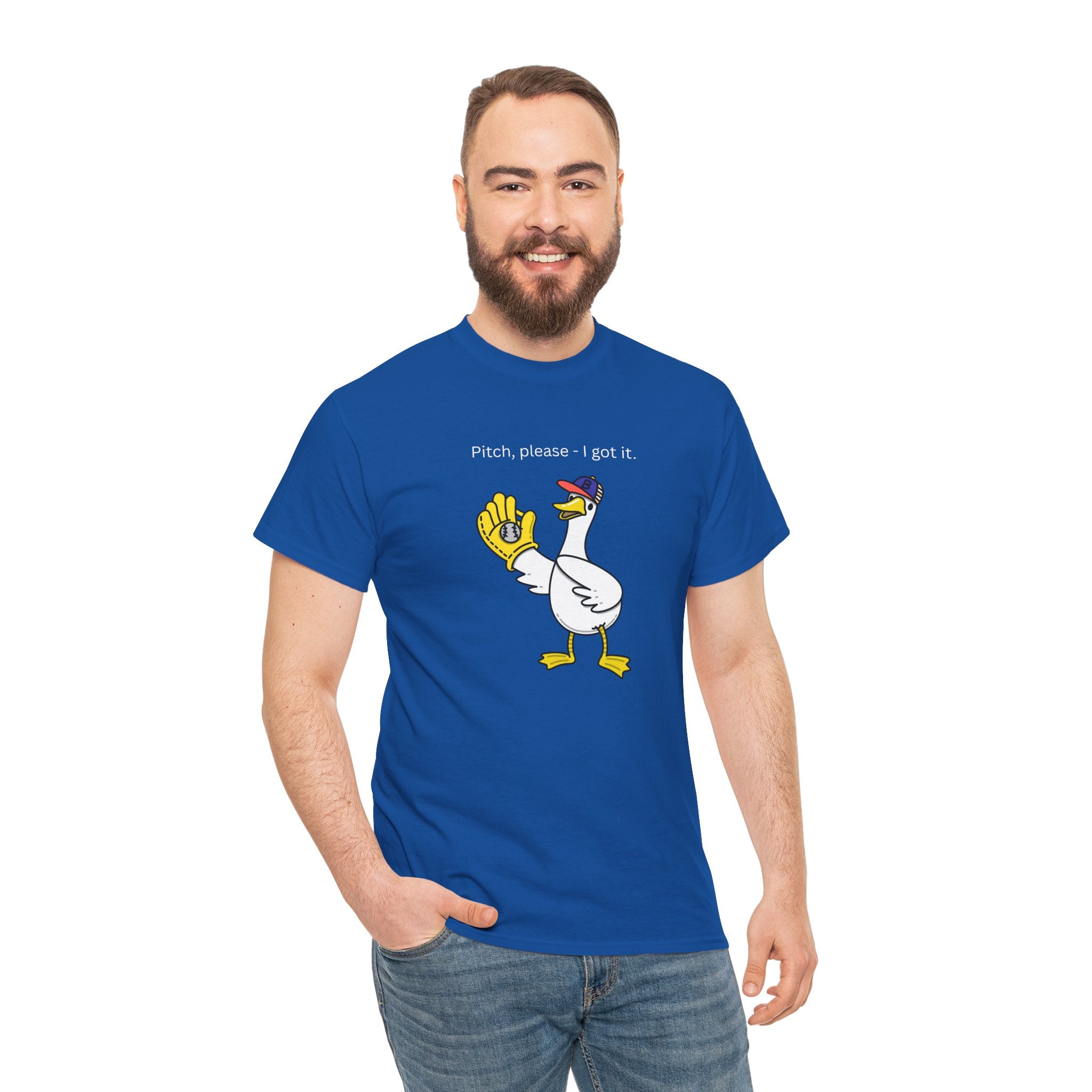 I Got It Baseball Duck T‑Shirt — Funny Catcher Graphic Tee