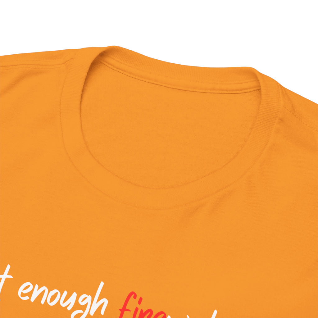 T-Shirt — Minimal 'fine' Chest Embroidered Graphic Tee