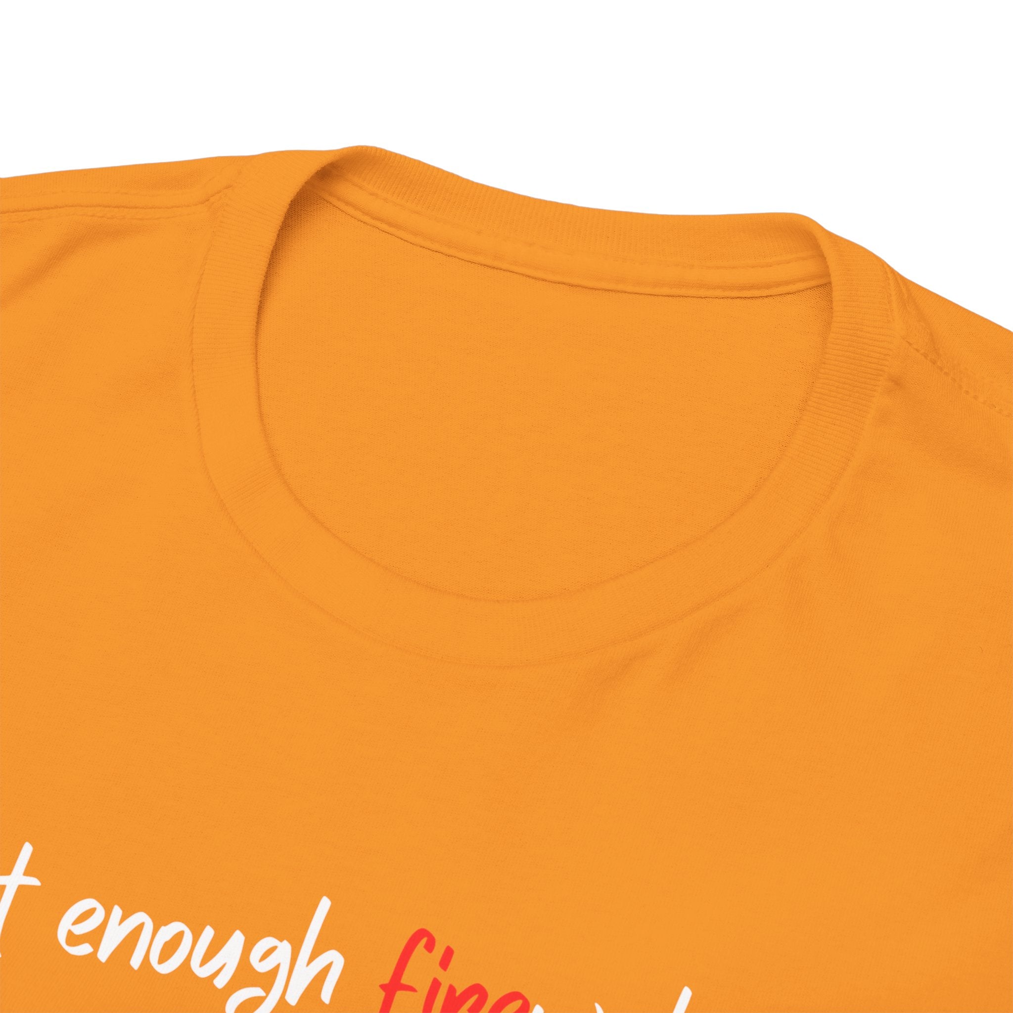 T-Shirt — Minimal 'fine' Chest Embroidered Graphic Tee