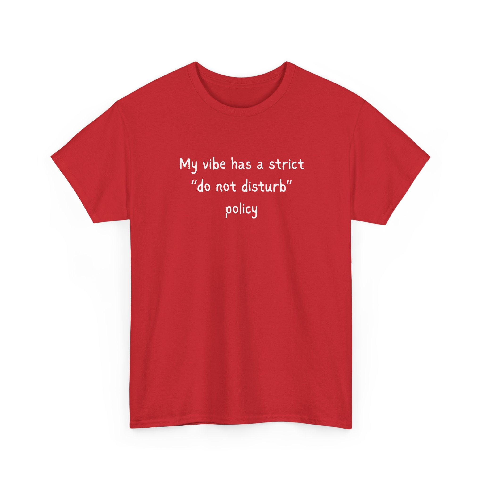 Do Not Disturb Tee — “My vibe has a strict ‘do not disturb’ policy” Graphic T-Shirt