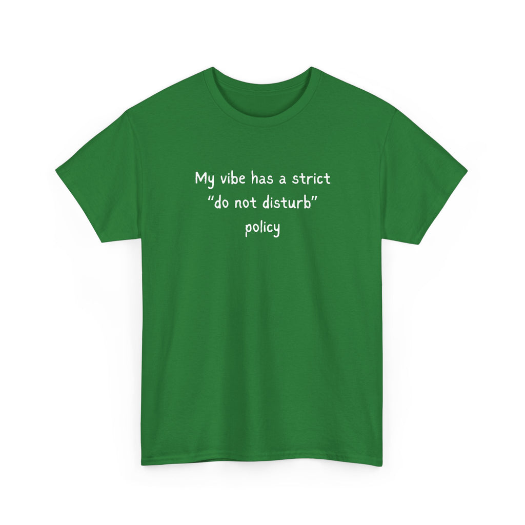 Do Not Disturb Tee — “My vibe has a strict ‘do not disturb’ policy” Graphic T-Shirt