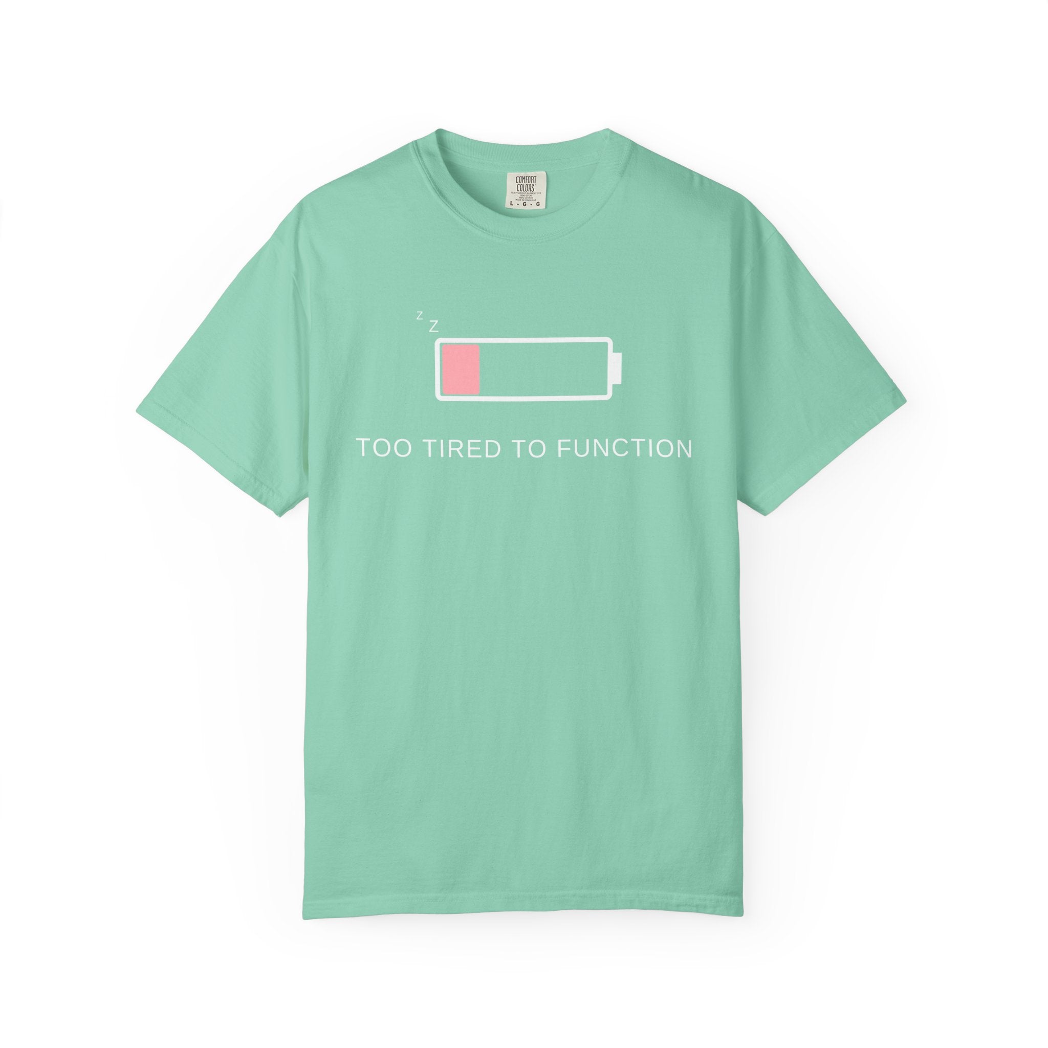 Comfort colors 1717 Template 1768152578372-pink-too-tired-to-funkion