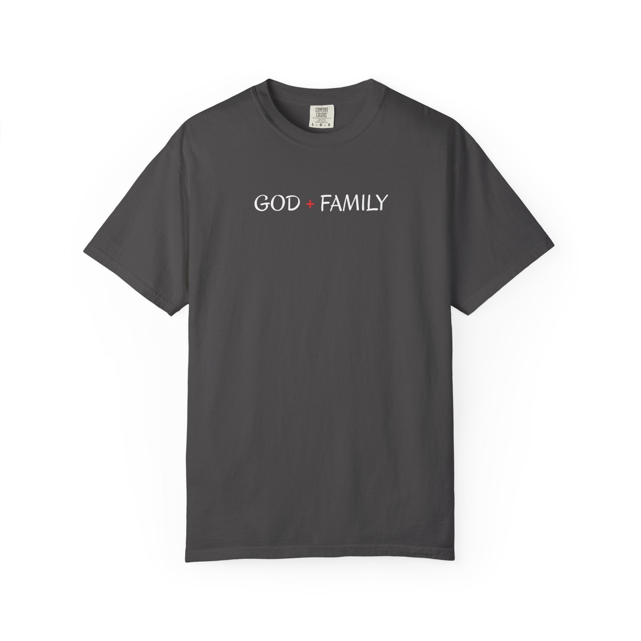 God Family T-Shirt — Faith & Family Garment-Dyed Tee