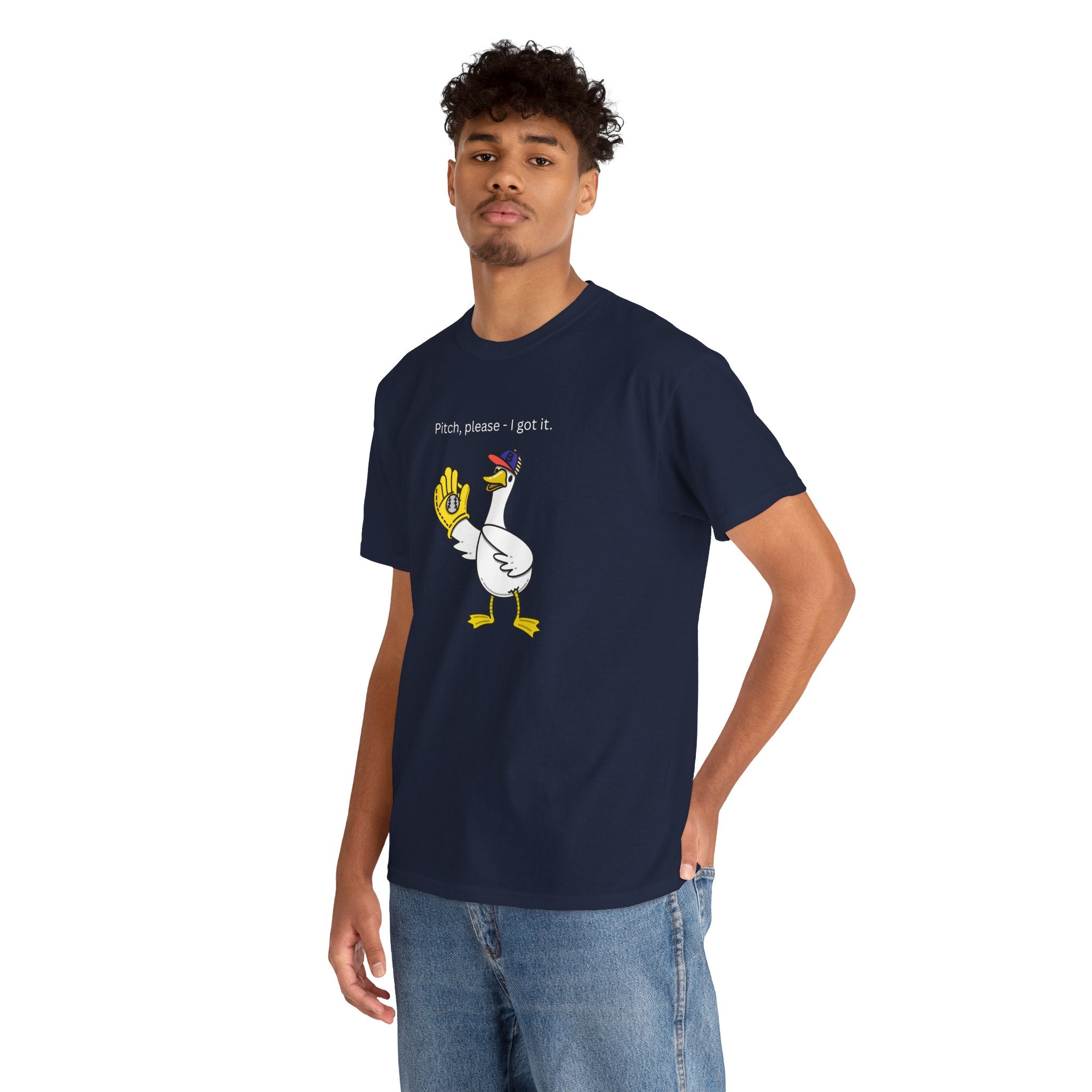 I Got It Baseball Duck T‑Shirt — Funny Catcher Graphic Tee