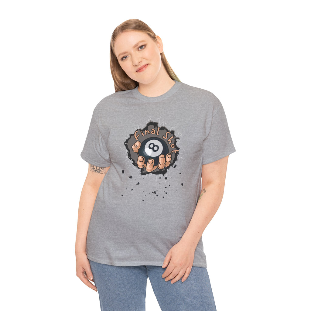 Eight Ball Pocket Tee — "Final Say" Billiards Graphic Shirt