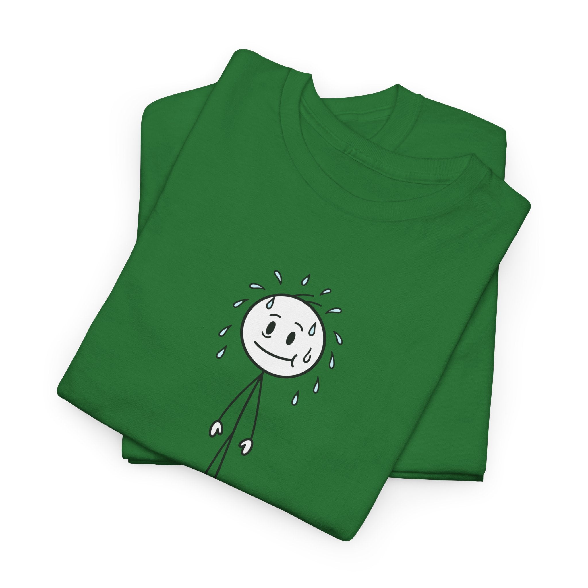 Me Socializing T-Shirt — Funny Introvert Stick Figure Tee