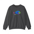 Fish Graphic Sweatshirt — Neon Tropical Fish 'beauty' Crewneck