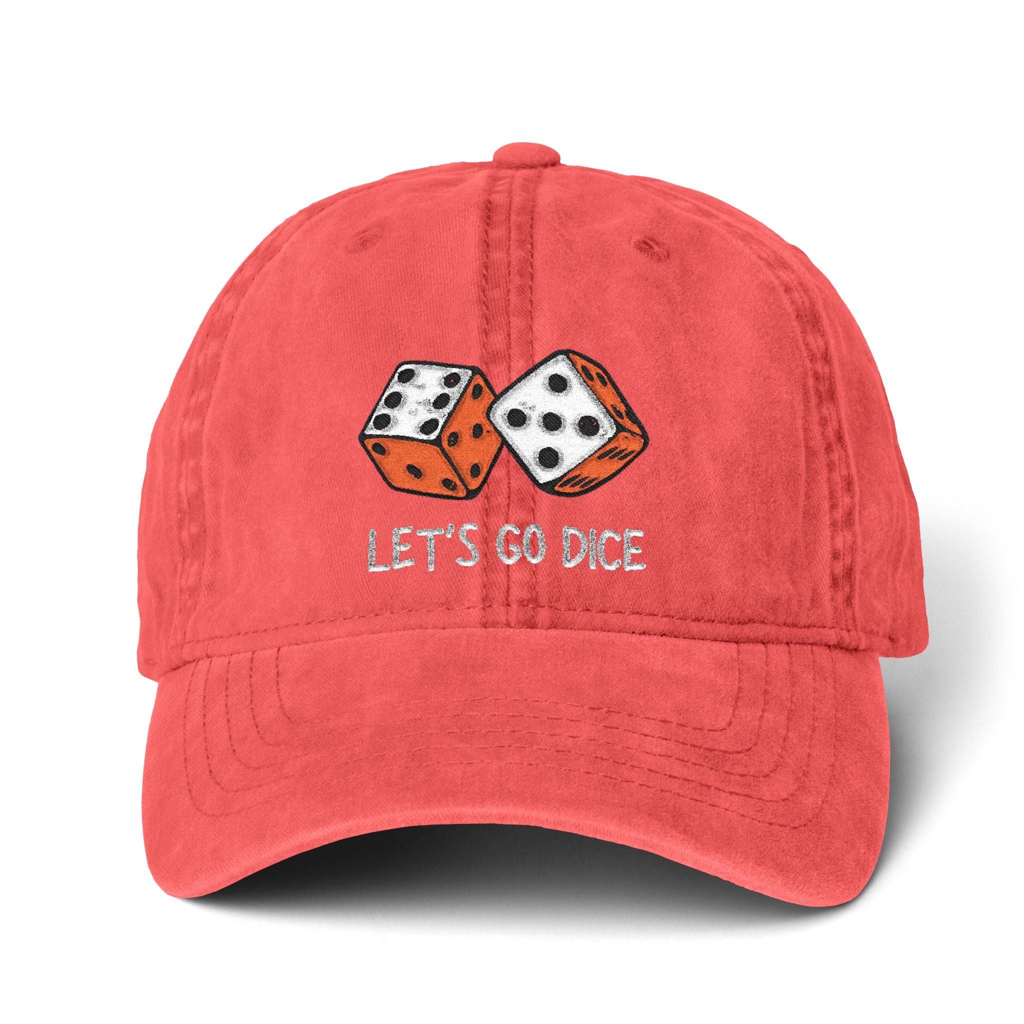 Women's Pigment-Dyed Cap with Fashion Undervisor (Embroidery)