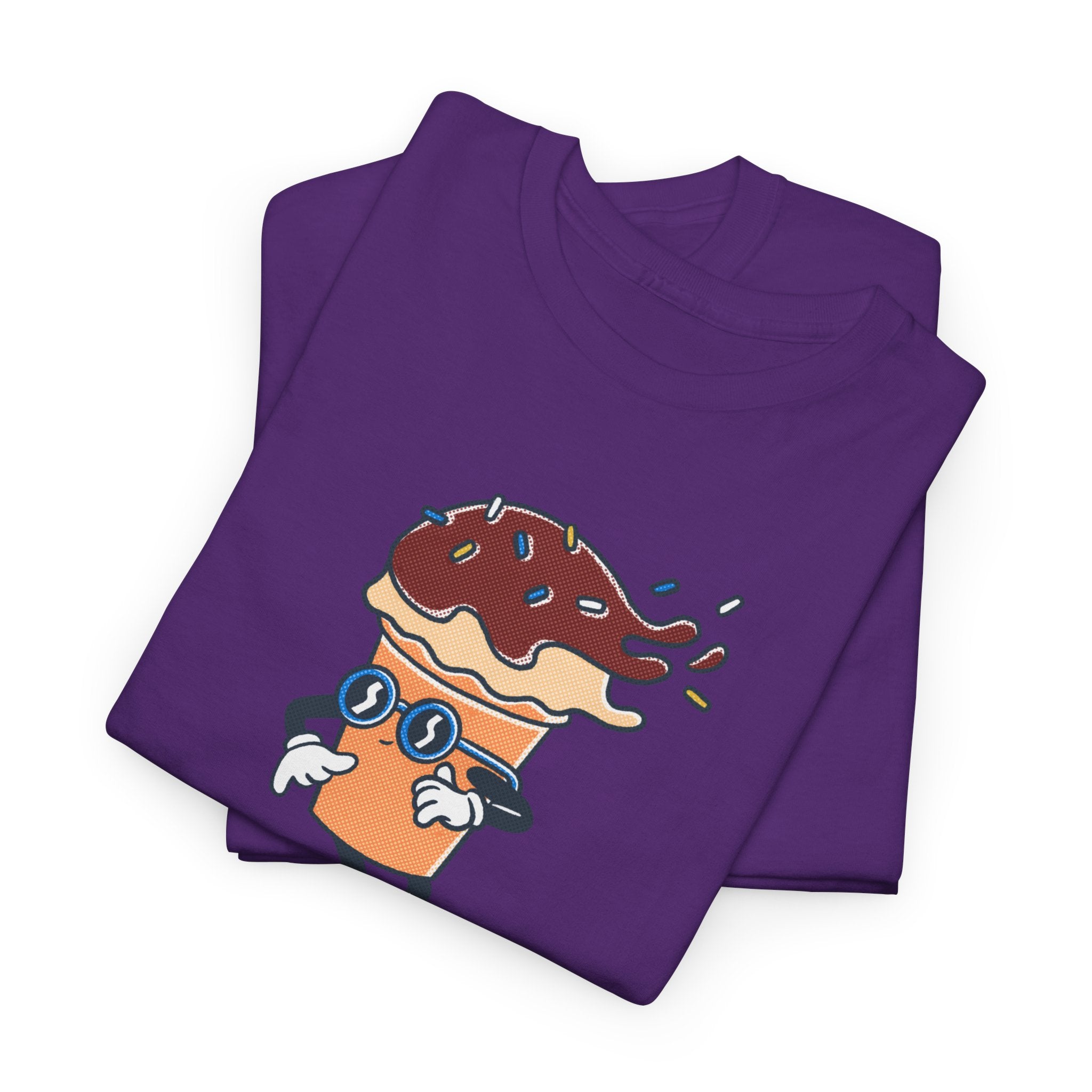 Donut Skateboard Cartoon Tee — "Can’t Stop Me" Graphic T-Shirt