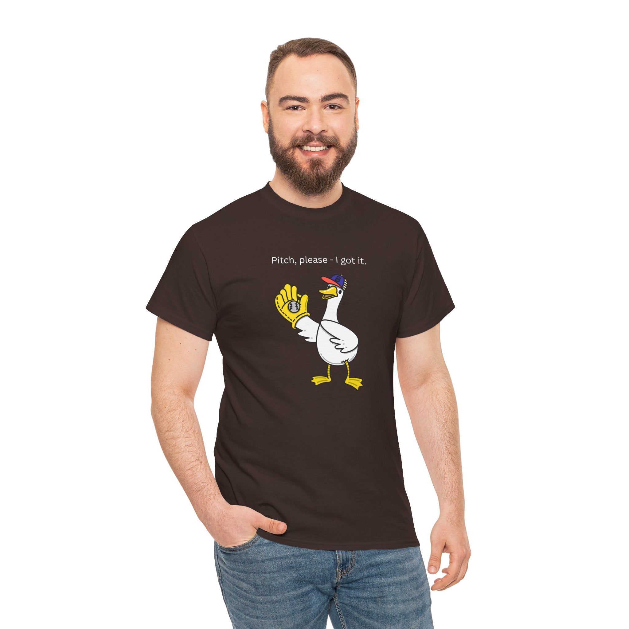I Got It Baseball Duck T‑Shirt — Funny Catcher Graphic Tee