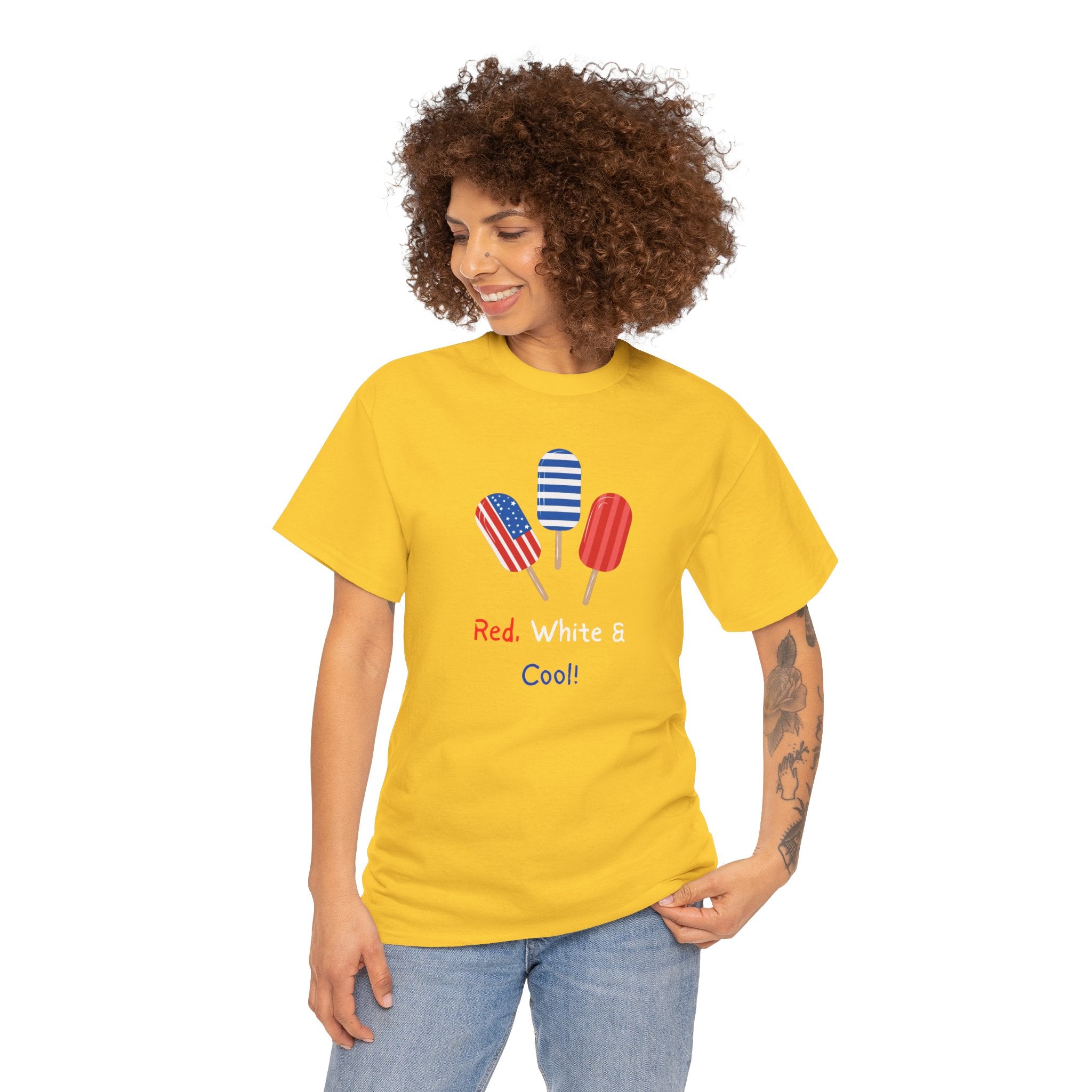 Patriotic Popsicle Tee – "Red, White & Cool" 4th of July T-Shirt
