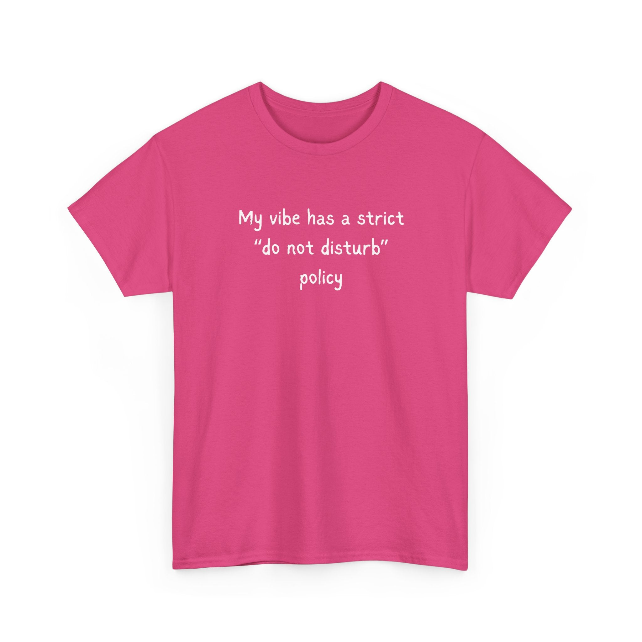 Do Not Disturb Tee — “My vibe has a strict ‘do not disturb’ policy” Graphic T-Shirt