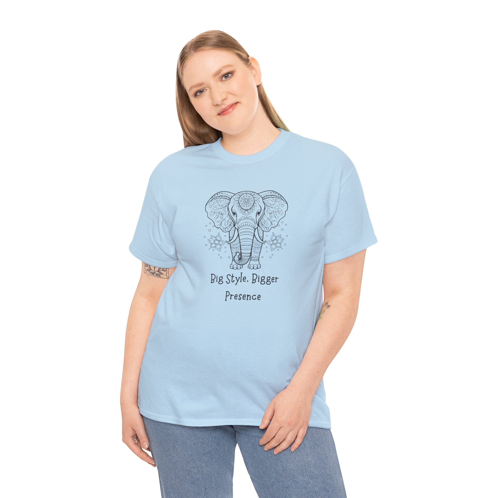 Elephant Head Tee — "Big Style. Bigger Presence" Graphic T-Shirt