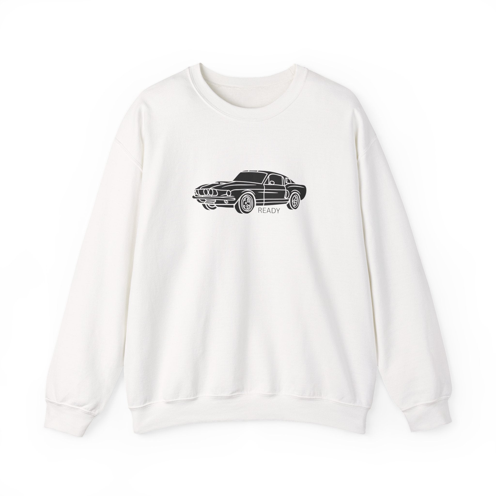 Classic Mustang Outline Crewneck Sweatshirt
