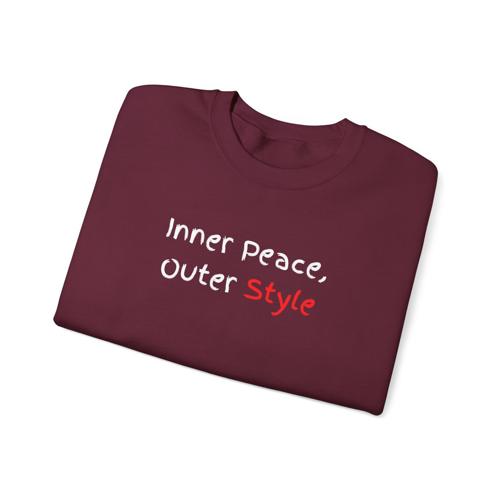 Crewneck Sweatshirt "Style" Minimalist Pink Script – Casual Everyday Fashion
