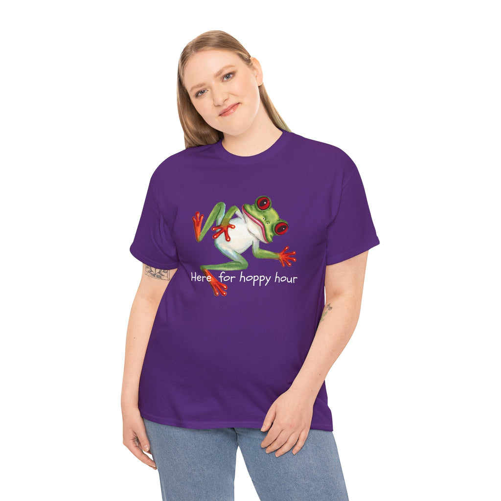 Red-Eyed Tree Frog Graphic Tee — Cute Tropical Frog Shirt for Nature Lovers
