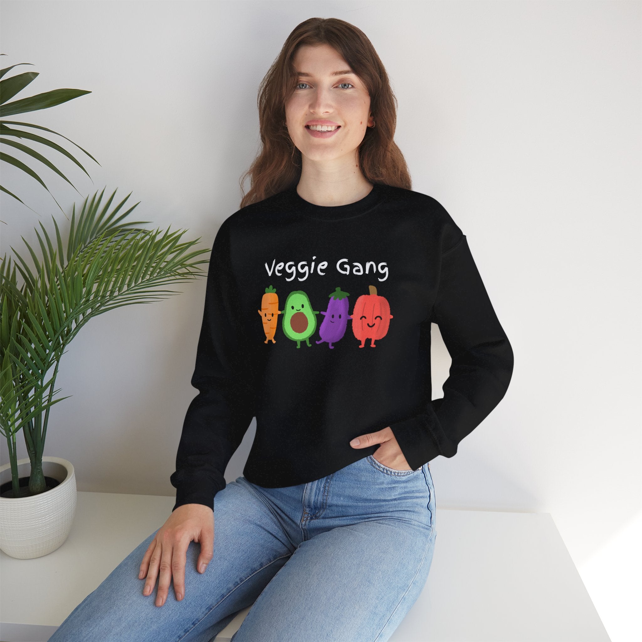 Anxiety Crewneck Sweatshirt — "Different Day Same Anxiety" Cute Cartoon Comfort Pullover