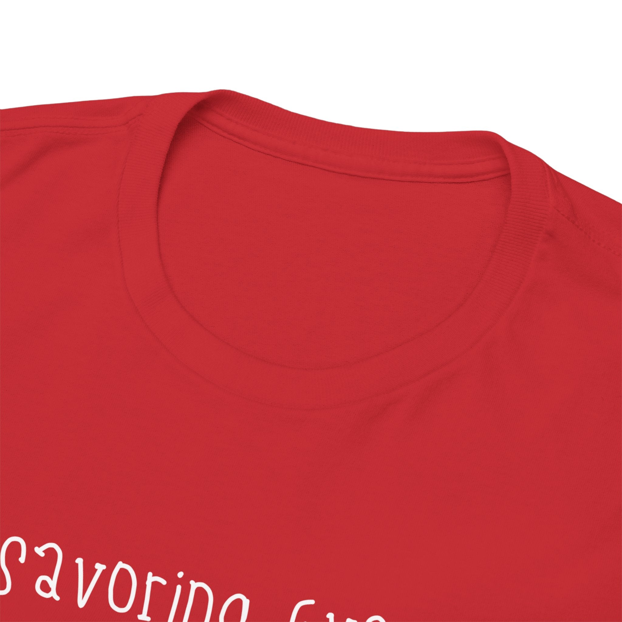 Savoring Every Moment Tee — Minimal Inspirational Black T-Shirt