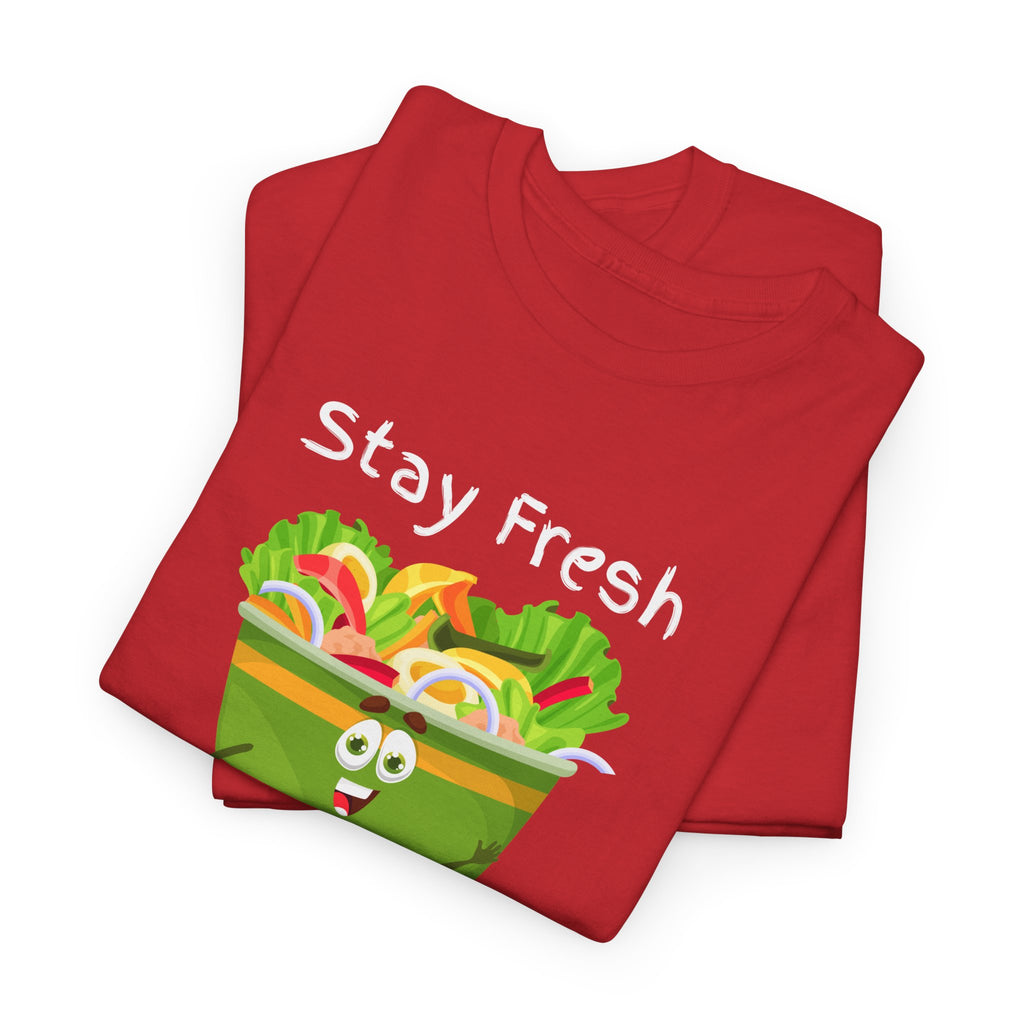 Stay Fresh Salad Tee – Cute Veggie Graphic T-Shirt
