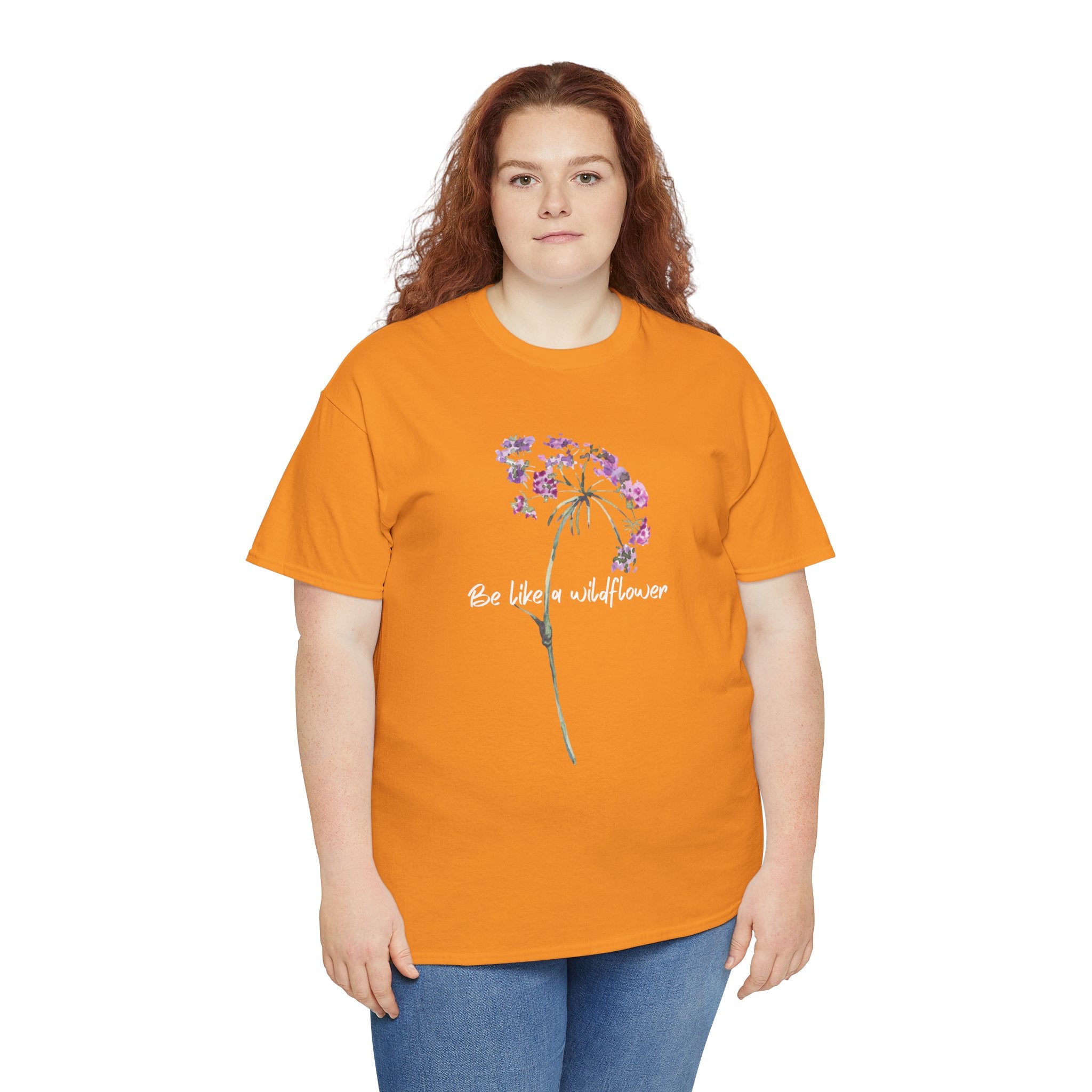 Wildflower Tee — "Be Like a Wildflower" Floral Graphic T-Shirt
