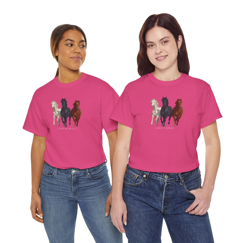 T-Shirt — Three Horses 'Love is Love' Pride Graphic Tee