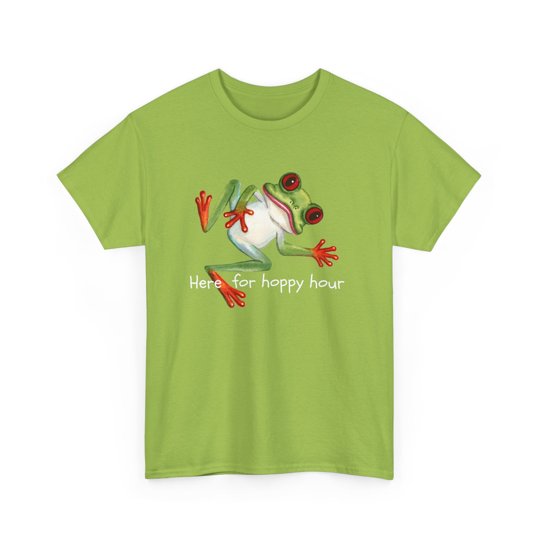 Red-Eyed Tree Frog Graphic Tee — Cute Tropical Frog Shirt for Nature Lovers