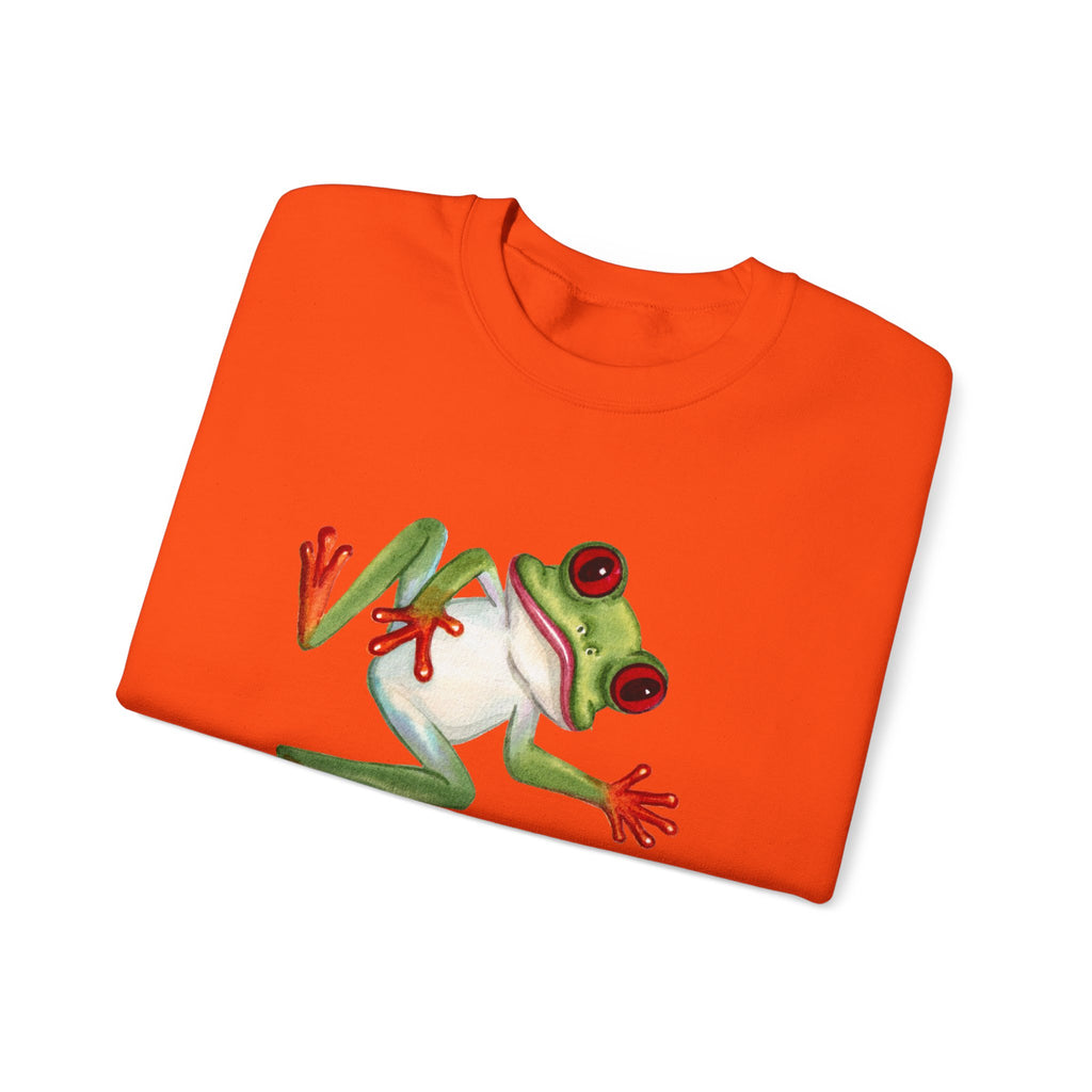 Frog 'Here for Hoppy Hour' Crewneck Sweatshirt