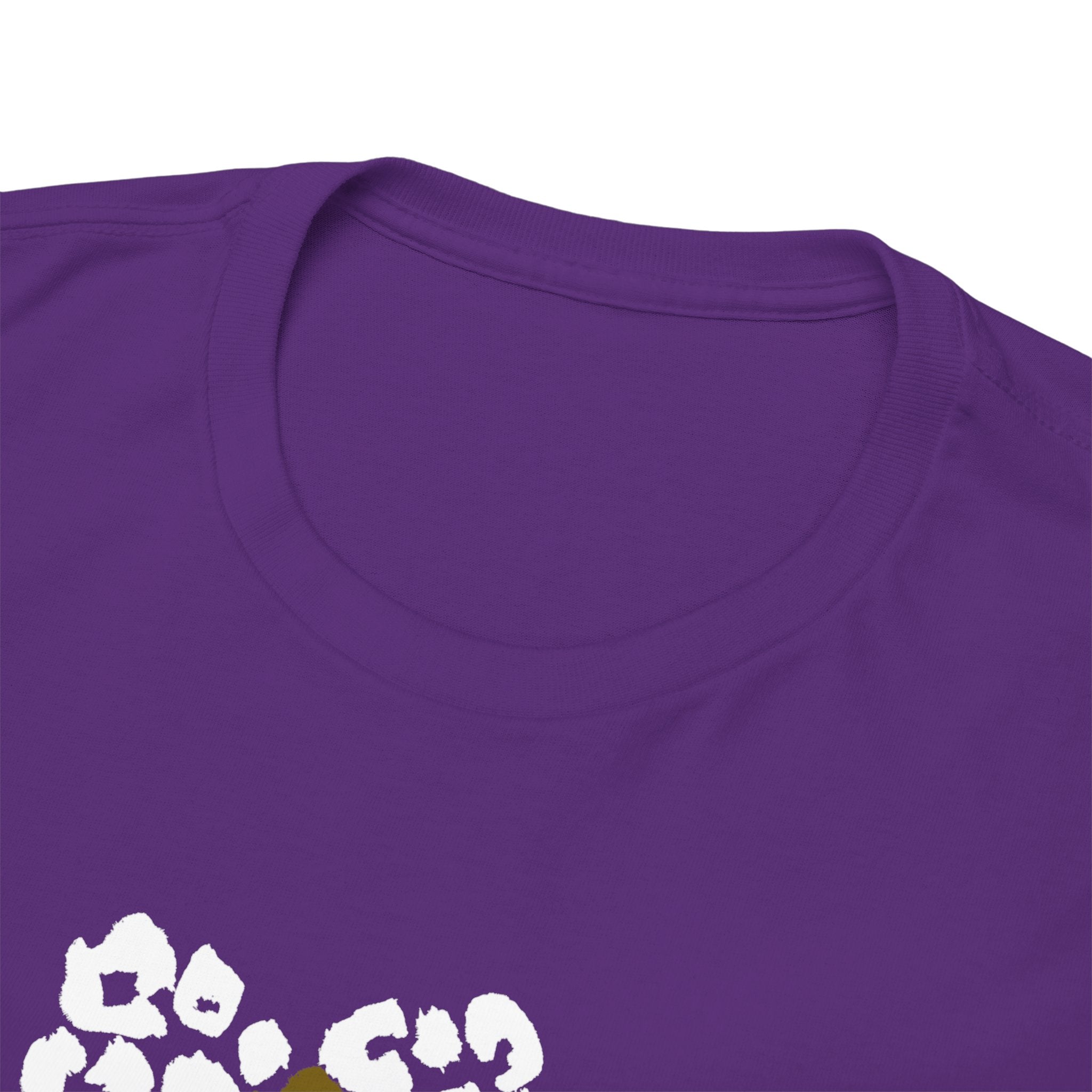 Leopard Heart Graphic Tee — Two-Tone Animal Print Heart T-Shirt