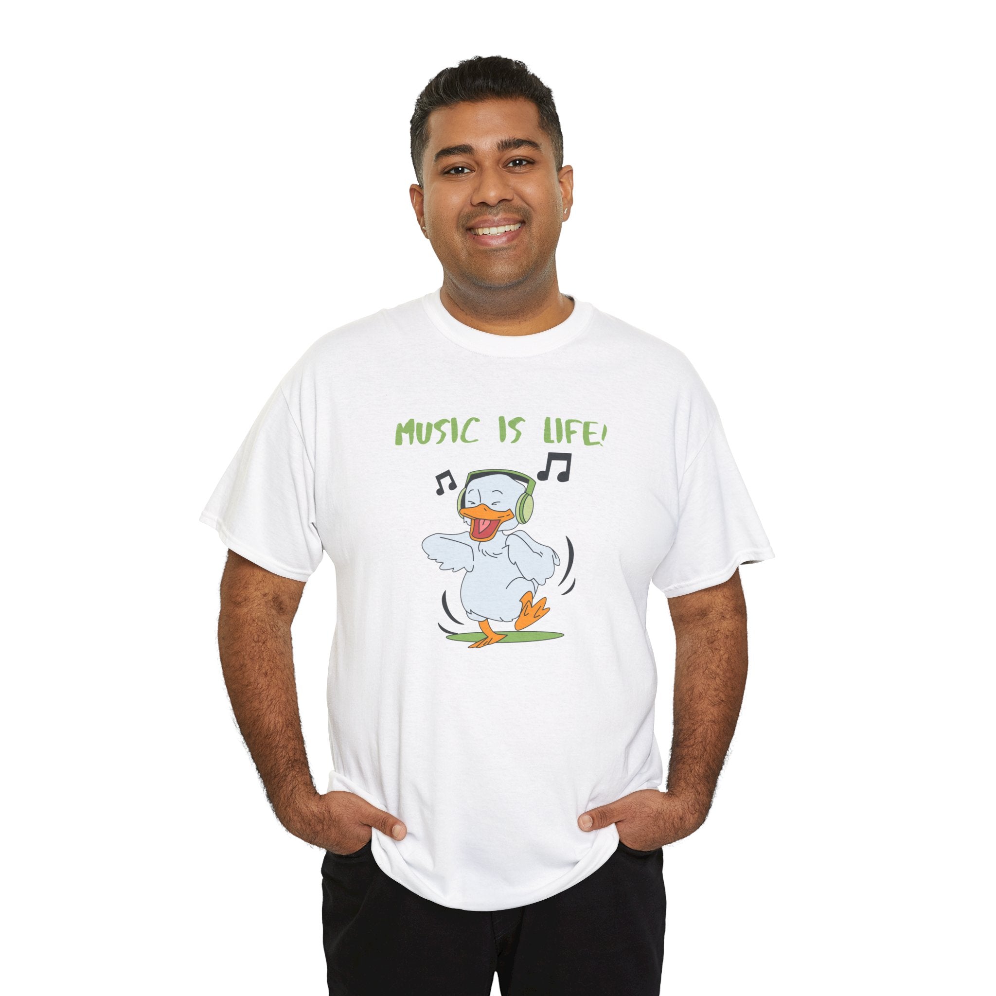 Music Is Life Duck T‑Shirt